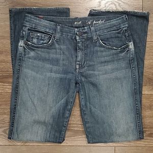 ❤7 FOR ALL MANKIND A POCKET BOOTCUT JEANS, (27)